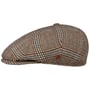 Merino Houndstooth Flatcap by Alfonso D’Este braun
