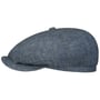Hatteras Inspection Tag Flatcap by Stetson blau-meliert
