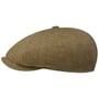8 Panel Tweed Flatcap by Stetson braun