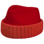 Wollhut mit Umschlag by bedacht rot