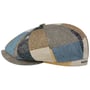 Hatteras Fresh Patchwork Flatcap by Stetson blau-beige