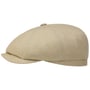 Hatteras Sustainable Twill Flatcap by Stetson hellbeige