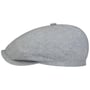 Sustainable Hanover 6 Panel Flatcap by Stetson hellblau