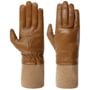 Canvalo Lederhandschuhe mit Kaschmir by Caridei camel