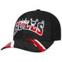 NBA Brushed Bulls Cap by Mitchell & Ness schwarz