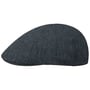 6 Panel Mélange Flatcap by Lipodo dunkelblau