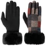 Colour Checks Touch Damenhandschuhe by Lipodo bunt