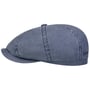 Hatteras Uni Cotton Flatcap by Stetson blau