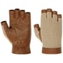 Nappa & Knit Handschuhe by Stetson beige-braun