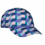 Graphic Print Cap by Seeberger blau