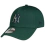 9Forty Check Infill MLB Yankees Cap by New Era petrol