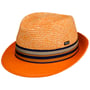 Corinaldo Trilby Strohhut by Lipodo orange