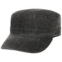 Washed Cotton Army Cap by Lipodo anthrazit