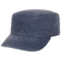 Washed Cotton Army Cap by Lipodo dunkelblau