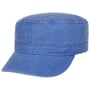Washed Cotton Army Cap by Lipodo blau