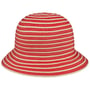 Twotone Braids Strohhut by Lipodo rot