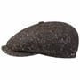 Hatteras Newsboy Flatcap by Stetson grau-meliert