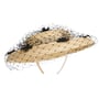 Larina Fascinator by McBURN natur-schwarz