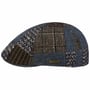 Texas Wool Mix Patchwork Flatcap by Stetson braun-blau
