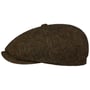 Hatteras Wool Melange Flatcap by Stetson oliv