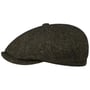 Hatteras Wool Melange Flatcap by Stetson dunkelgrün