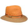 Nane Twotone Traveller Strohhut by Mayser orange