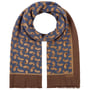 Fine Paisley Wollschal by Stetson braun-blau