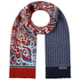 Four Colours Paisley Wollschal by Stetson dunkelblau-rot
