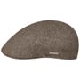 Texas Fine Herringbone Flatcap by Stetson beige