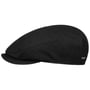 Carlstown Wool Driver Flatcap by Stetson schwarz