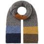 Donegal Wool Colour Block Strickschal by Stetson grau