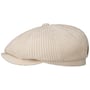 Hatteras Corduroy Jersey Flatcap by Stetson hellbeige