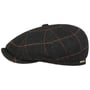 Hatteras Toscana Wool Flatcap by Stetson braun-schwarz