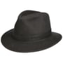 Herringbone Traveller Stoffhut by Stetson anthrazit