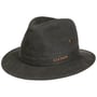 Herringbone Traveller Stoffhut by Stetson anthrazit-schwarz