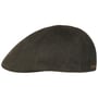 Herringbone Duck Flatcap by Stetson braun-oliv