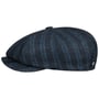 Tonsberg Wool Stripes Flatcap by Lierys dunkelblau