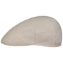 Leinen Flatcap mit Coolmax beige