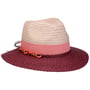 Tricolour Traveller Strohhut bordeaux