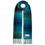 John Hanly Wool Check Schal by Lierys blau-grün