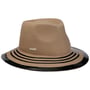 Shiny Details Fedora Wollhut by Seeberger camel