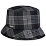 Check Bucket Fischerhut by Seeberger blau-grau