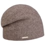Ribbed Edge Headsock Walkmütze by Seeberger taupe