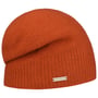 Ribbed Edge Headsock Walkmütze by Seeberger terracotta
