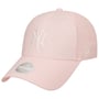 9Forty WMNS MLB Linen Yankees Cap by New Era rosa