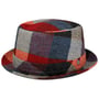 Lindsburgh Colour Pork Pie Wollhut by Lierys blau-rot