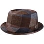 Lindsburgh Colour Pork Pie Wollhut by Lierys braun-blau