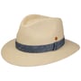 Gero Contrast Band Panamahut by Mayser natur-blau