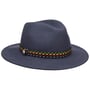 Knit Colour Band Traveller Wollhut by Lierys blau