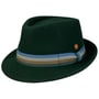 Four Colour Band Trilby Wollhut by Mayser dunkelgrün